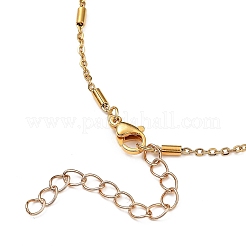 Collane con catene a maglie in acciaio inossidabile 304&nbsp;NJEW-JN02932-01
