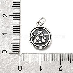 925 Sterlingsilber-Anhänger „denkender Engel“&nbsp;STER-G046-05AS