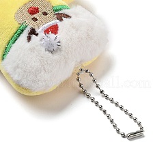 Décorations suspendues en peluche sur le thème de Noël&nbsp;HJEW-D030-01H