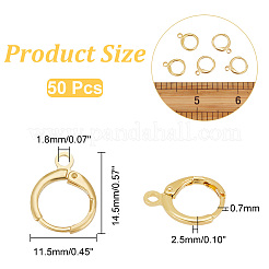 Risultati dell'orecchino a leva in ottone 50 pz&nbsp;KK-PH0005-27