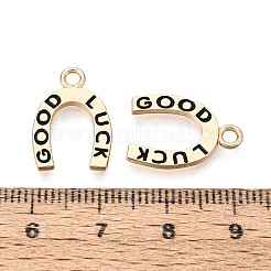 Crémaillère placage pendentifs en émail d'alliage&nbsp;ENAM-T024-05G