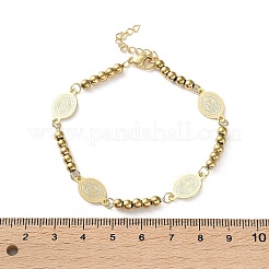 Bracelets à maillons et breloques en acier inoxydable 304 pour femmes&nbsp;LS-BJEW-Z133-04G
