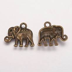 Style tibétain breloques en alliage pendentifs&nbsp;X-TIBEP-A124745-AB-FF