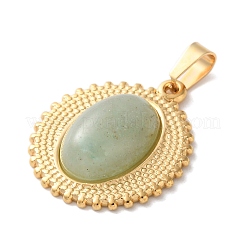 Pendentifs en aventurine vert naturel&nbsp;STAS-C120-13G-07