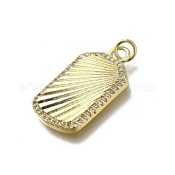 Ottone micro spianare pendenti zirconi&nbsp;X-KK-C090-16G