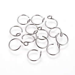 Ganci per orecchini in acciaio inossidabile chirurgico 316 anti-ossidazione&nbsp;STAS-E468-01P