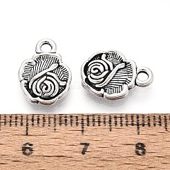 Tibetischer stil Aluminium Anhänger & Charms&nbsp;TIBE-N015-03AS