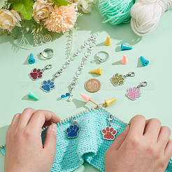 DIY-Strickwerkzeugsets mit Hundepfotenabdruck&nbsp;HJEW-NB00075