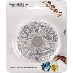 Perles en alliage de style tibétain&nbsp;TIBEB-PH0004-48AS