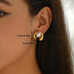Elegantes pendientes de acero inoxidable&nbsp;BF9813-3