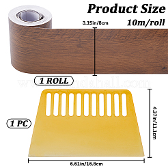 1 Rolle PVC-Klebeband mit Holzmaserungsimitat&nbsp;DIY-GF0008-40B