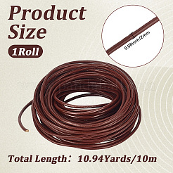 10 m rundes Rindslederband&nbsp;WL-CL0001-32C-03