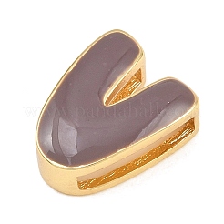 Abalorios de esmalte de bronce&nbsp;KK-CBA3FD6-08V-G