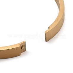 Ionenplattierung (IP) 304 Edelstahl Armreifen&nbsp;BJEW-H553-01G-01