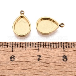 Cabochon-Anhängerkomponente aus Edelstahl 304&nbsp;STAS-Q113-23C-G