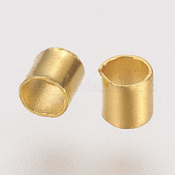 Perline ondulato in Ottone&nbsp;X-KK-L021-G