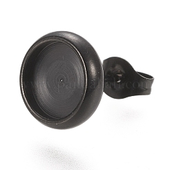 Montature per orecchini a bottone in acciaio inossidabile 304&nbsp;X-STAS-K202-05C-B