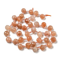 Natürliche sunstone Perlen Stränge&nbsp;G-H297-B14-02