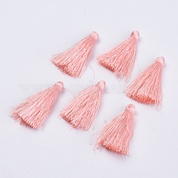 Polyester Tassel Pendant Decorations, Pink, 30~35mm