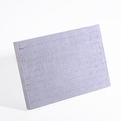 Bague de velours écrans, avec du bois, gris clair, 35x24x4 cm