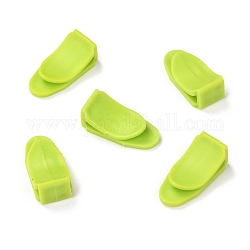 Clip di plastica, per materiale scolastico per ufficio, giallo verde, 24x11x8.5mm