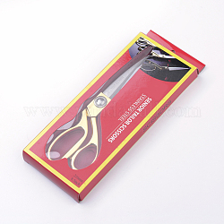2cr13 Stainless Steel Tailor Scissors, Sewing scissors, Gold, 195x62x17mm, Box: 24.5x9.5x2cm