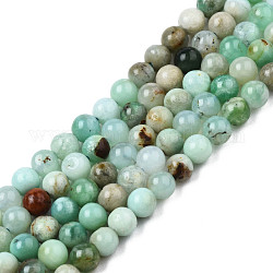 Brins naturels de perles de chrysoprase, ronde, 4mm, Trou: 1mm, Environ 84~90 pcs/chapelet, 15.1 pouce