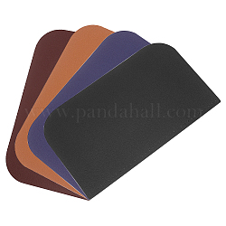 Wadorn 4 pz 4 colori custodia flip in similpelle, cucire gli accessori della borsa, colore misto, 13~13.1x21.9x0.2cm, 1pc / color