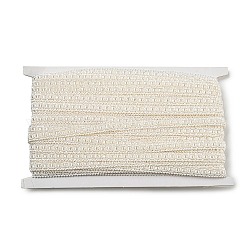 Bordure en dentelle de polyester, pour rideau, décoration textile pour la maison, beige, 3/8 pouce (9.5 mm)