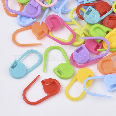 Hot Sell Mix Color Plastic Knitting Tools Locking Stitch Markers