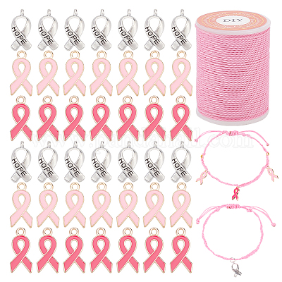 Cord Bracelet - Breast Cancer Support Bracelet