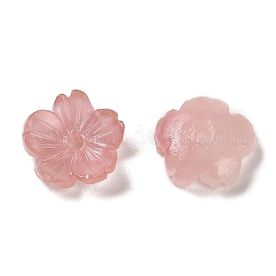 Perline tinte di corallo sintetico&nbsp;CORA-P008-01A-01-1
