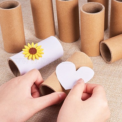 Kraftpapier-Rohr&nbsp;PH-DIY-WH0063-12-1