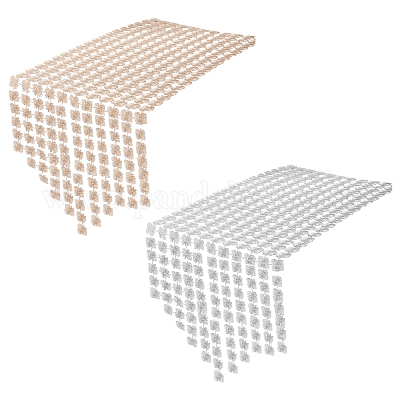 Chemin de table en polyester pour table à manger&nbsp;DJEW-FG0001-04-1
