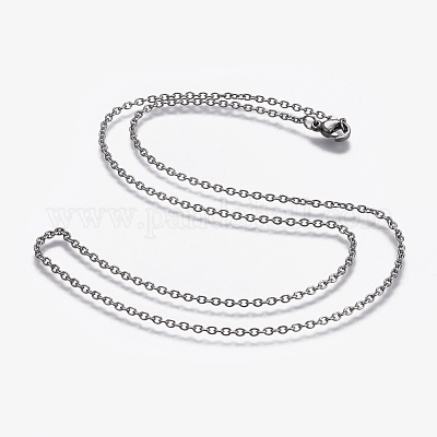 Wholesale 304 Stainless Steel Cable Chain Necklaces Pandahall Com