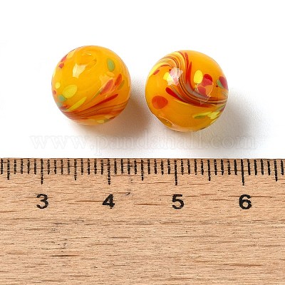 Perline murano fatto a mano&nbsp;LAMP-P063-01G-1