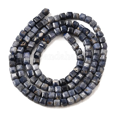 Natürliche Saphirperlenstränge&nbsp;G-G259-B04-3x3mm-1