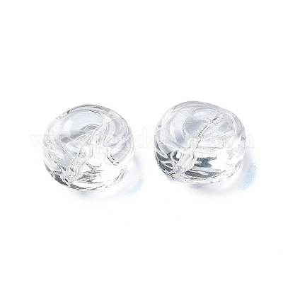20 Stück transparente Glasperlen&nbsp;GLAA-Q103-01D-1