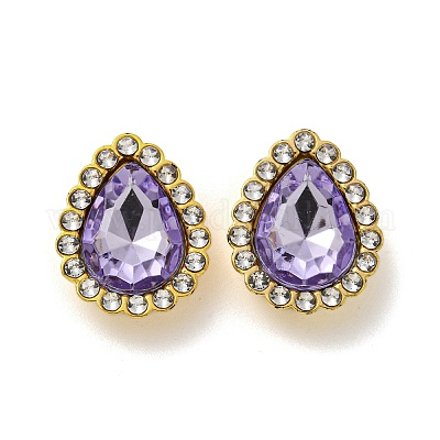Cabochon di strass acrilici&nbsp;FIND-C054-02G-08-1