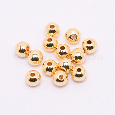 Perline in ottone massiccio&nbsp;KK-WH0035-17G-A03-1