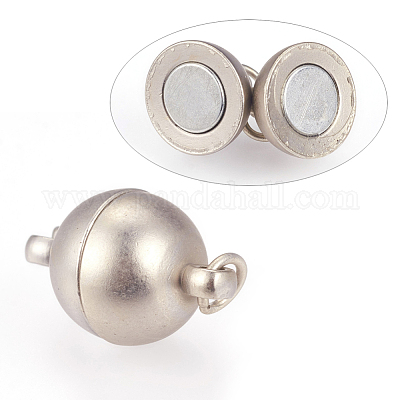 Messing-Magnetverschlüsse mit Schlaufen&nbsp;KK-K176-01S-1