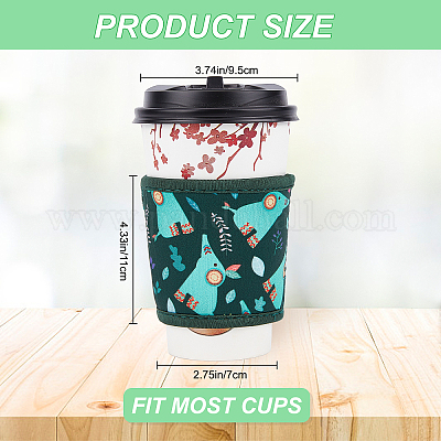 Custom Neoprene Iced Coffee Cup Sleeves