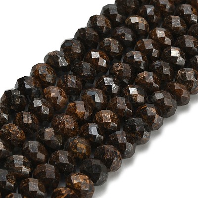 Natur Bronzit Perlen Stränge&nbsp;G-Z111-A25-1