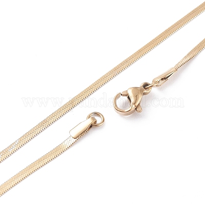 12 Pcs Necklace Chains Stainless Steel Snake Chain Necklace with Lobster  Clasps for Women 