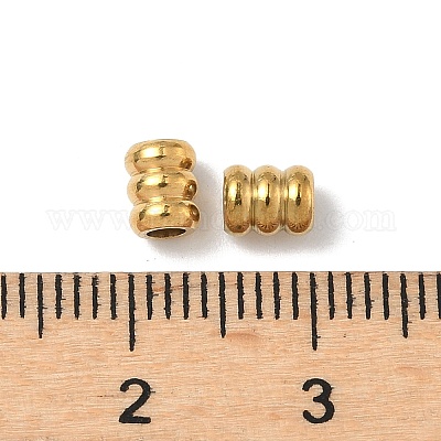 202 Edelstahlperlen&nbsp;STAS-F205-08G-1