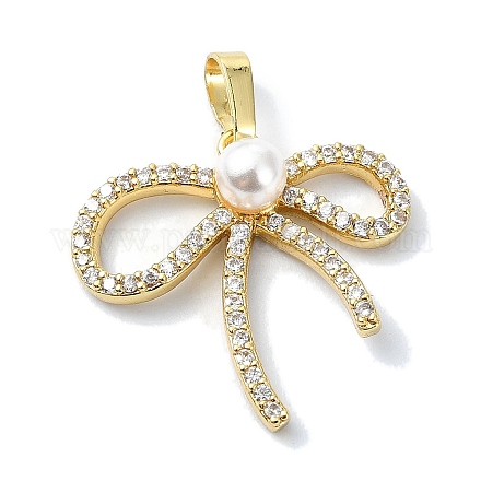 Подвески из кубического циркония с покрытием из латуни KK-M282-24G-1