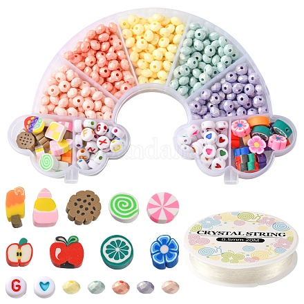 Kit de fabrication de bracelets de fruits bricolage DIY-YW0006-64-1