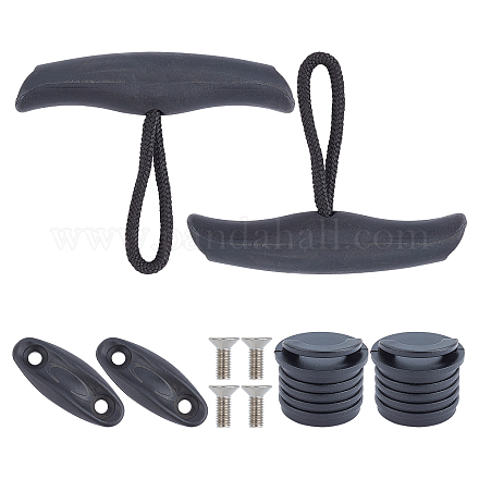 Asas de kayak de plástico ahandmaker con cuerda de nailon y tornillos de acero inoxidable FIND-GA0001-55-1