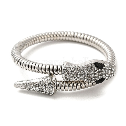 Bracelets à chaîne serpent ronde en alliage BJEW-Z018-02P-1