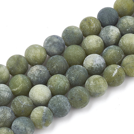 Jade de xinyi naturel / brins de perles de jade du sud de la Chine G-T106-073-1